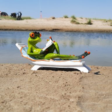 Robert auf der Strandliege